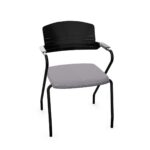 Nowy Styl EL100 C 4-Leg With Armrests Upholstered Conference Visitor Chair