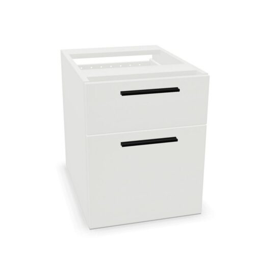 Frezza 2-Drawer Soft-Closing Pedestal Cabinet
