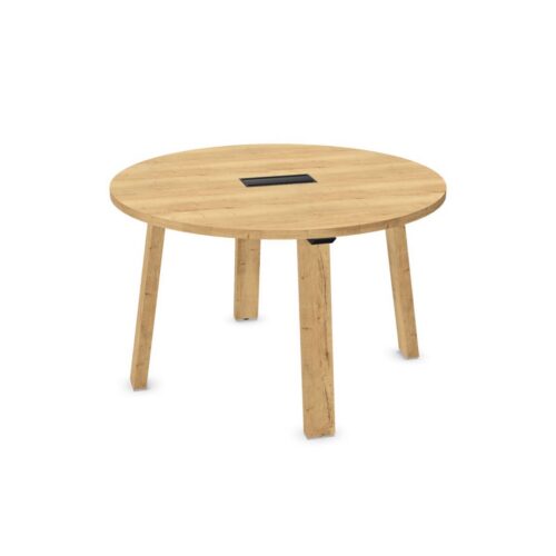 Bralco Round Meeting Table With Power Module Meeting Table