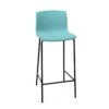 Gaber Slot Upholstered H78 Frame 4-Leg Bar Stool