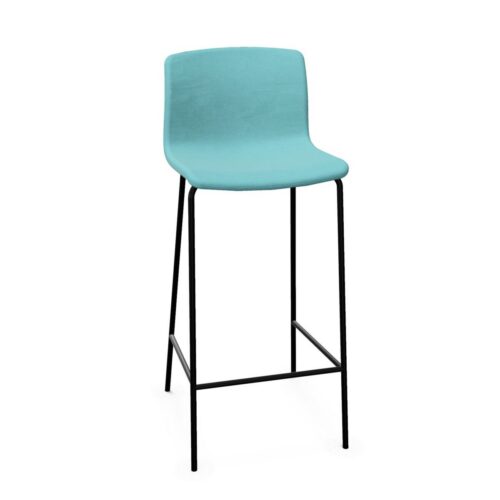 Gaber Slot Upholstered H78 Frame 4-Leg Bar Stool