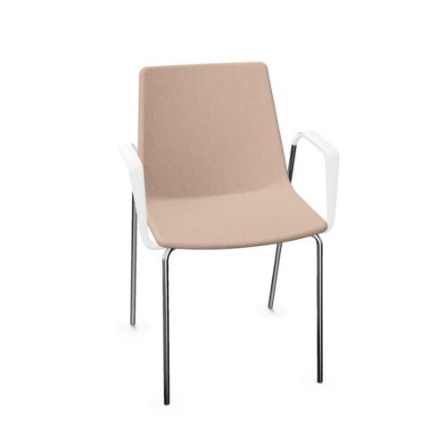 Gaber Akami 4-Leg With Armrests Upholstered Conference Chair