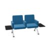 Kusch + Co V-Travel Bench-2 Soft Arm 2-Seat With Armrests Upholstery Beam