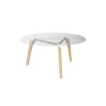 Bralco Round Glass Worktop Meeting Table