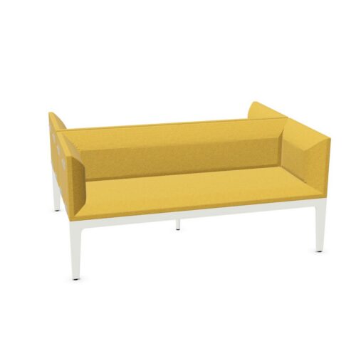 Frezza Alplus High-Back Two-Seat Sofa With Divider Acoustic Sofa