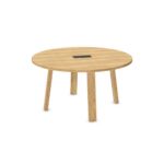 Bralco Round Meeting Table With Cable Access Meeting Table