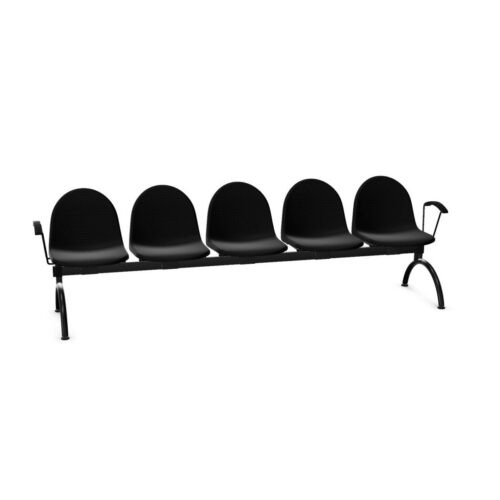 Nowy Styl Amigo Bench-5 Plastic Back 5-Seat With Armrests Beam Seating