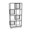 Nowy Styl Offa Open Cabinet Back Metal Mesh Freestanding Open Cabinet