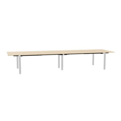 Bralco Multi-User Straight Desk With Feet Bench Desk