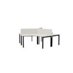 Nowy Styl Sqart Workbench 3U I-Leg A120 PN 3-Person Fixed Height Bench Desk