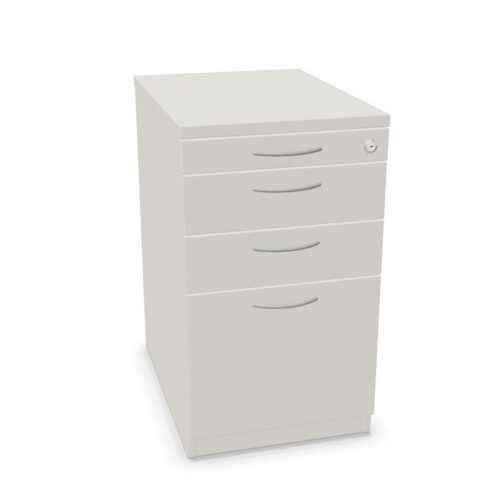 Nowy Styl Easy Space Stationary Pedestal Fixed 4 Drawers Pedestal Cabinet