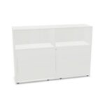 Frezza Sliding-Door Melamine 2-Sliding Door Cabinet
