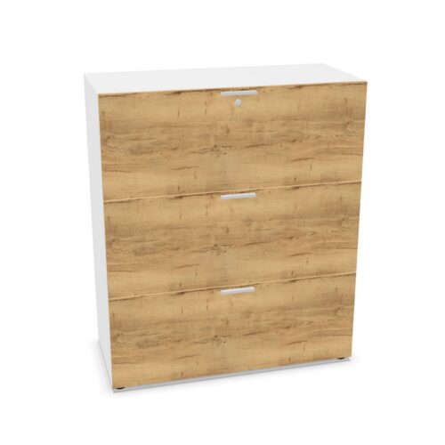 Bralco Aba 3-Drawer Key Lock Filing Pedestal Cabinet