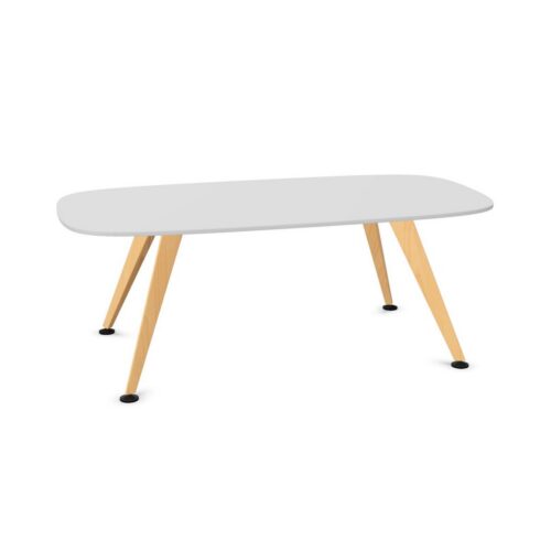 Kusch + Co Comta Table A-Leg Lwm Frame Base 4-Leg Stadium-Shaped Top Meeting