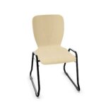 Nowy Styl Wing II Cfs Cantilever Upholstered Wooden Frame Chair