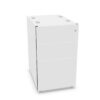Bralco Three-Drawer Mobile Pedestal Cabinet