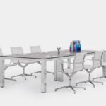 ICF P80 Conference Rectangular Meeting Table P80 meeting table detail