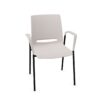 Kusch + Co V-Care Stationary Chair 4-Leg Stb Frame Plastic Back Frame Chair