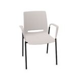 Kusch + Co V-Care Stationary Chair 4-Leg Stb Frame Plastic Back Frame Chair