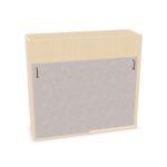 Zilenzio Zorla Storage Storage Cabinet With Acoustic Front Panel Cabinet