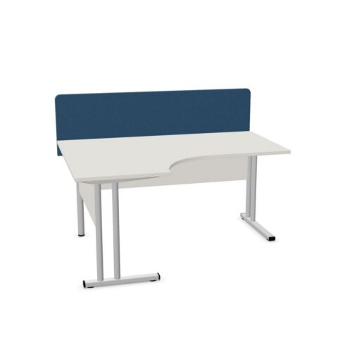 Nowy Styl Easy Space Desk C-Leg BC LS Straight Desk With Desk Screen And