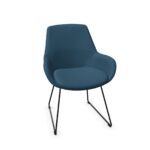 Kusch + Co Lupino Armchair CF Frame LB-Uph Back Cantilever With Armrests