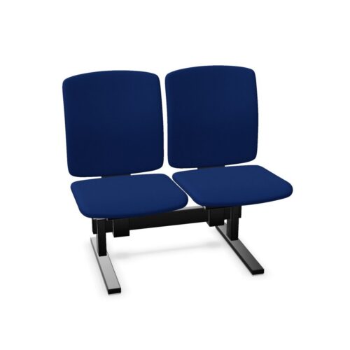Kusch + Co V-Care Beam Seating 2U FS Uph 2-Seater Freestanding Upholstered Bench