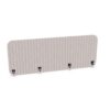 Zilenzio 1600 Front Fabric-Covered Acoustic Desk Screen