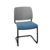 Nowy Styl Passu Stationary Chair CF Frame Mesh Back Cantilever Upholstered