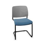 Nowy Styl Passu Stationary Chair CF Frame Mesh Back Cantilever Upholstered