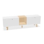 Bralco R18 Low Storage Cabinet With Open Cubby Doors Sideboard