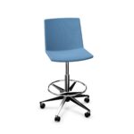 Gaber Jubel HS05R Upholstered 5-Star Adjustable Bar Stool