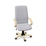 Nowy Styl Mirage Wood STW02 5-Star With Armrests Upholstered Office Chair
