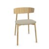 Treku Kol Chair Wooden Legs 1 Pad Four-Leg Seat Chair
