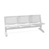 Kusch + Co 8000 Bench-3 4-Leg Perforated Steel Beam Seating