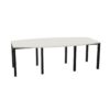 Nowy Styl Easy Space Table I-Leg Barrel T2 Plus Fixed Height Base Top Meeting