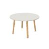 Nowy Styl Levitate Table I-Leg Base Round Tabletop Meeting Table
