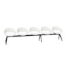 Kusch + Co Volpino Bench 5U 4L P 5-Seat Plastic Back Beam Seating