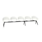 Kusch + Co Volpino Bench 5U 4L P 5-Seat Plastic Back Beam Seating