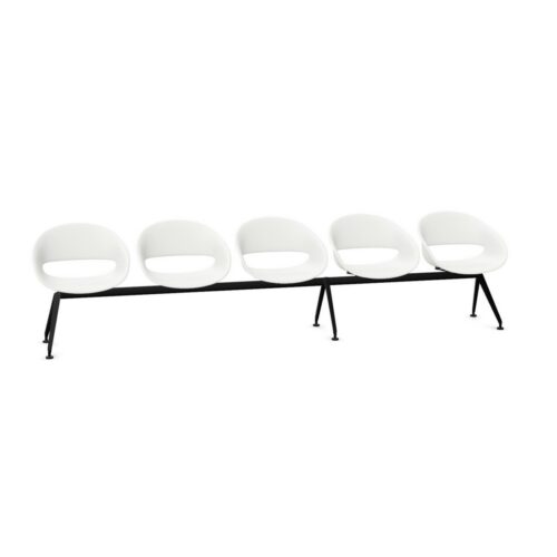Kusch + Co Volpino Bench 5U 4L P 5-Seat Plastic Back Beam Seating