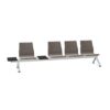 Kusch + Co V-Travel Bench-4 Standard 4-Seat With Tables Beam Seating
