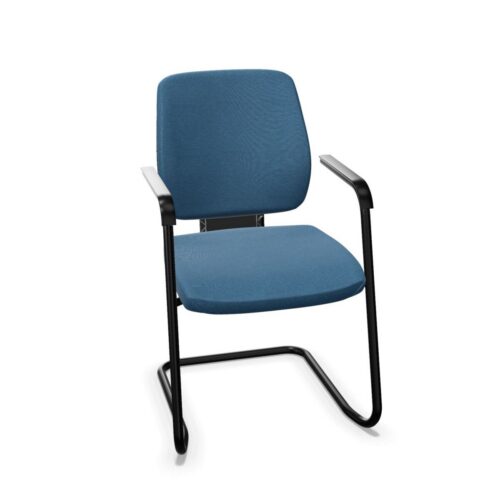 Nowy Styl Globeline Stationary Chair CF Frame Uph Plastic Back Upholstered