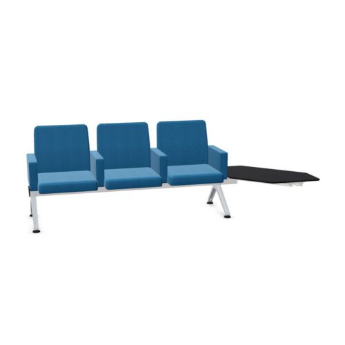 Kusch + Co V-Travel Bench-3 Soft Modular Arm Start With Armrests Upholstered