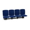 Kusch + Co V-Care Beam Seating 4U MW Uph 4-Seat Upholstered Beam Seating