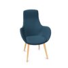 Kusch + Co Lupino Armchair 4L Lgw HB Har 4-Leg With Armrests High Armchair