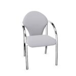 Nowy Styl Visa Stationary Chair 4-Leg Frame Uph Back With Armrests Upholstered
