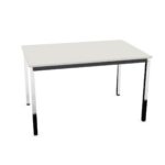 Nowy Styl Simple Table I-Leg Frame Base Fixed Height Rectangular Top Meeting