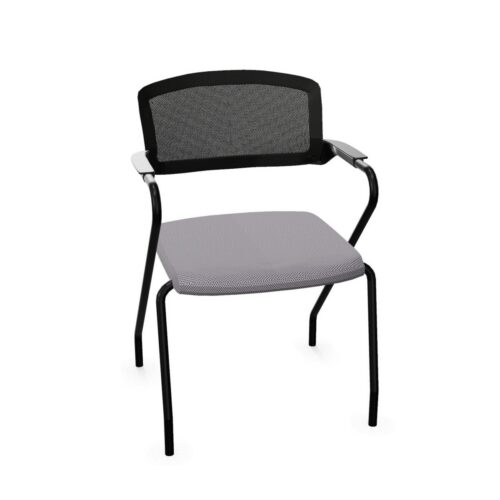 Nowy Styl EL100 C 4-Leg Upholstered Mesh Conference Visitor Chair