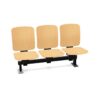 Kusch + Co V-Care Beam Seating 3U MF W Floor-Fixed 3-Seater Foldable Beam