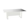Frezza Vega Fixed-Height Glass Top Executive Desk